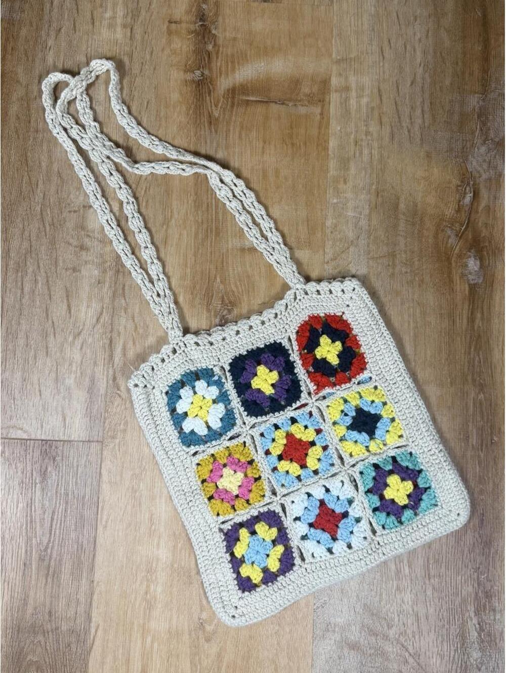 Women's Multi and Cream Bag